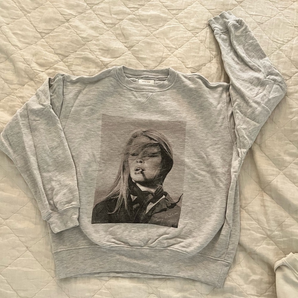 Anine Bing AB X TO Terry O’Neill Bridgitte Bardot Ramona Sweatshirt Medium